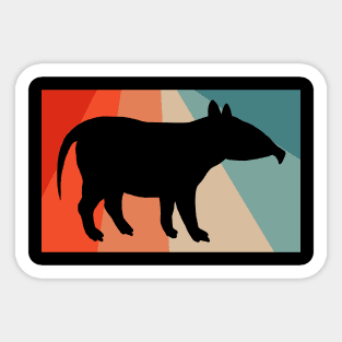 Tapir Sonnenuntergang Liebhaber Geschenk Tier Sticker